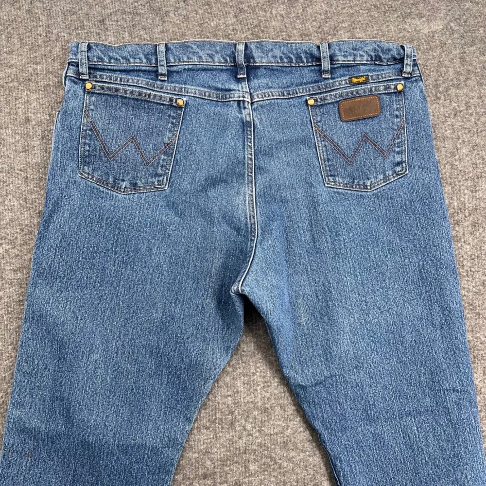 Wrangler vintage denim Premium Performance Cowboy Cut Jeans Blue 42 Straight Leg